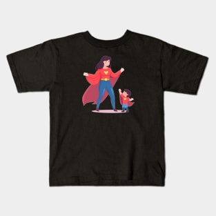 SUPER MOM Kids T-Shirt